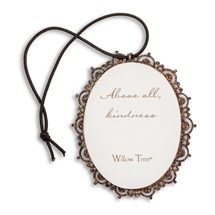 Willow Tree - Kindness Boy Ornament, metal edge